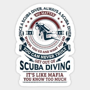 Scuba Diving Sticker